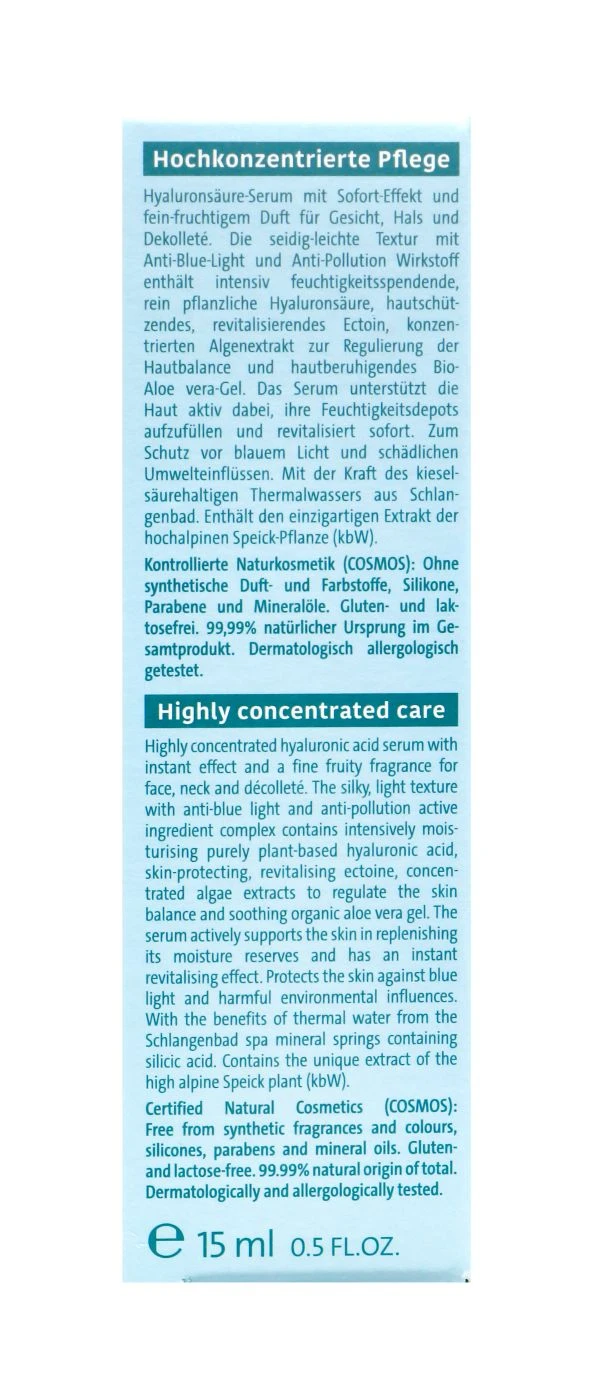 Speick Thermal Sensitiv Hyaluron Serum - 15 Ml 3 Speick Thermal Sensitiv Hyaluron Serum - 15 Ml – Bild 3