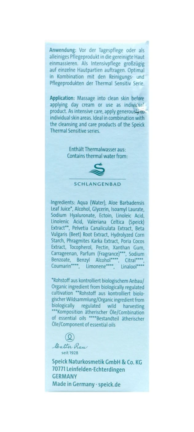 Speick Thermal Sensitiv Hyaluron Serum - 15 Ml 2 Speick Thermal Sensitiv Hyaluron Serum - 15 Ml – Bild 2