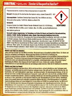 Naturen Bio Zünsler & Raupenfrei XenTari - 20 G -Compo-Laden Substral20Naturen20Zuensler20und20Raupenfrei20XenTari 32501 H01