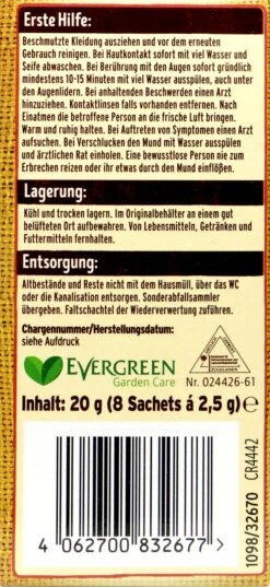 Naturen Bio Zünsler & Raupenfrei XenTari - 20 G -Compo-Laden Substral20Naturen20Zuensler20und20Raupenfrei20XenTari 32501 L01