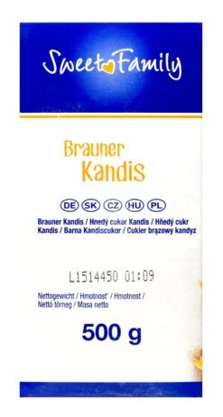 Sweet Family Brauner Kandis - 500 G -Compo-Laden Sweet20Family20Brauner20Kandis 14425 L01