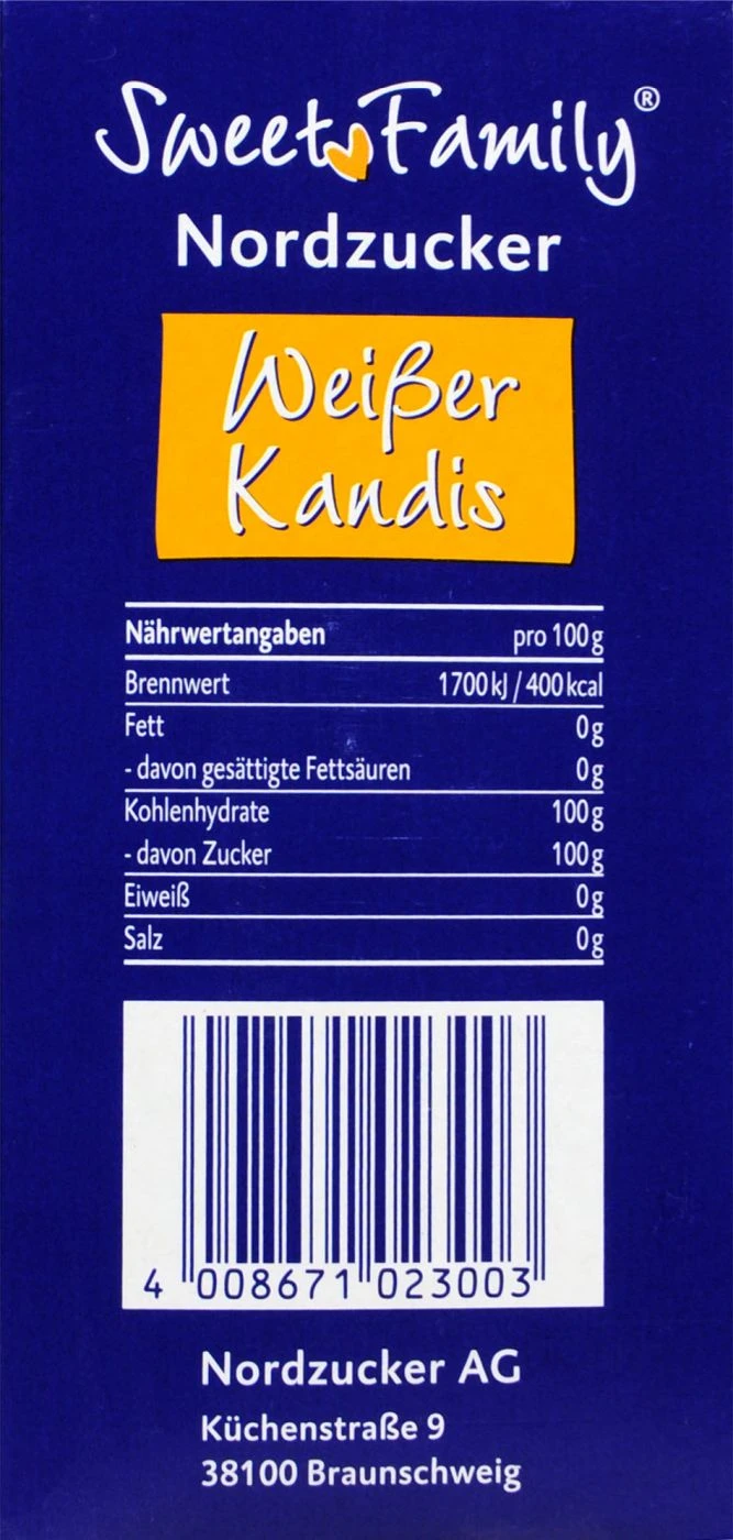 Sweet Family Weißer Kandis - 500 G 3 Sweet Family Weißer Kandis - 500 G – Bild 3
