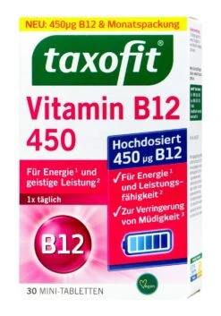 Taxofit Vitamin B12 450 µg Mini-Tabletten - 30 Stück