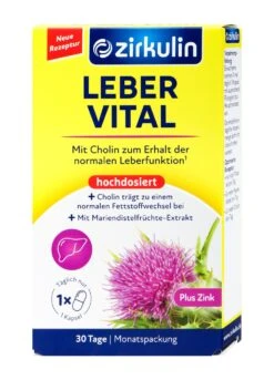 Zirkulin Leber Vital Dragees Hochdosiert - 26 G - 30 Stück